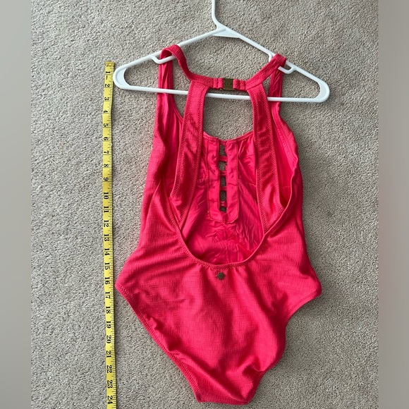 NWT  Nanette Lepore Women's High Leg Pink One Piece Swimsuit size 8 - Picture 8 of 16